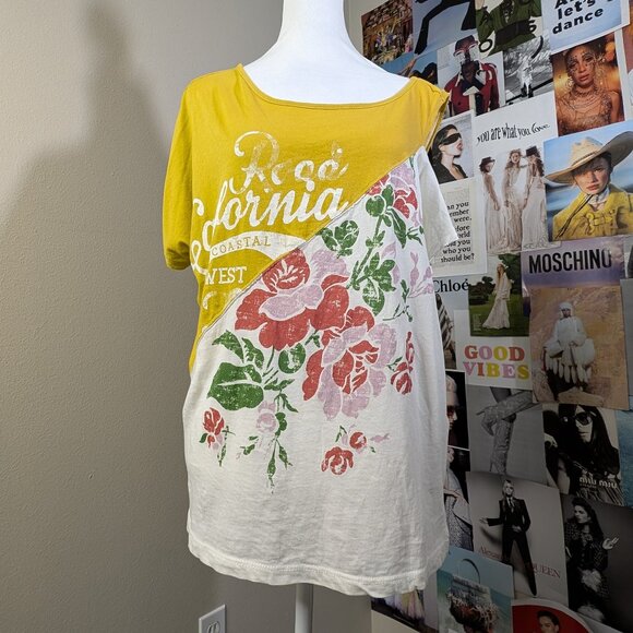 Pilcro Tops - Anthropologie Pilcro Spliced California Graphic Tee